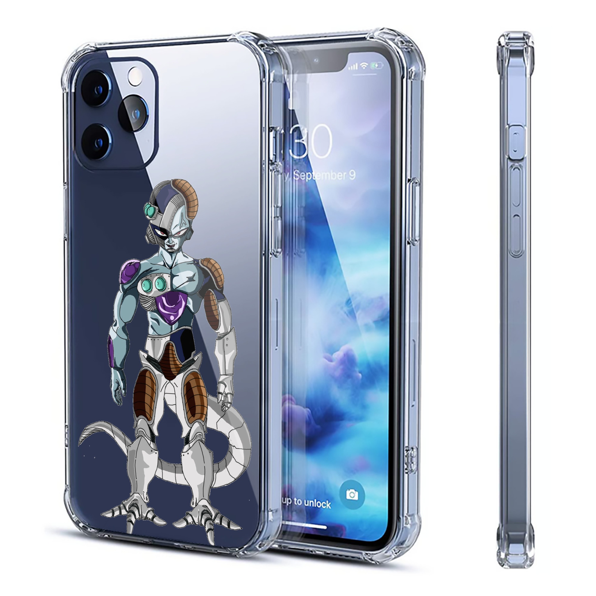 （画像用） ドラゴンボール クウラ DRAGON BALL Cooler Coora 【iPhone 12シリーズ対応】透明スマホケース（クリアソフトケース）